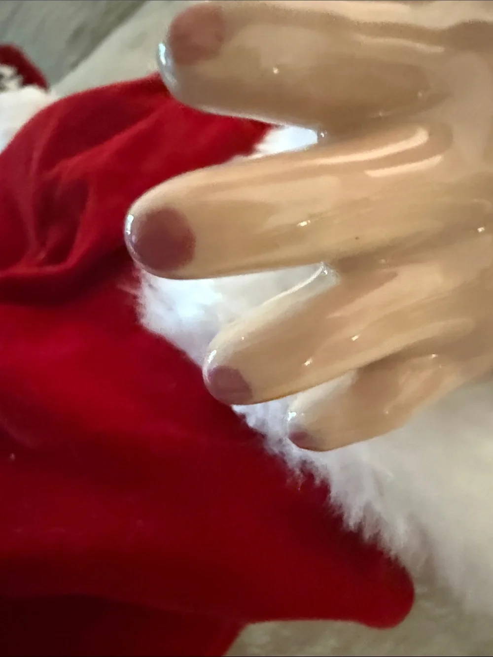 Vintage Santa & Mrs. Claus Christmas Dolls 15–17” Red Velvet Holiday Decor